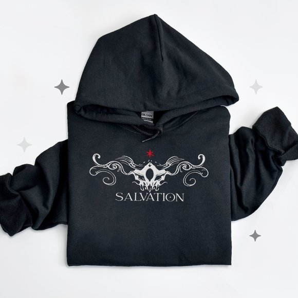 Lilith Embroidered Hoodie - Diablo 4 Mother Of Salvation Soft Hoodie - Picture 1 of 3
